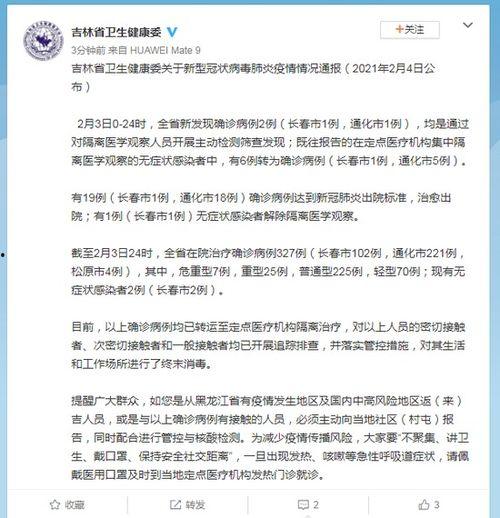 头条吉林市新冠病例,最新数据与防控措施全解析